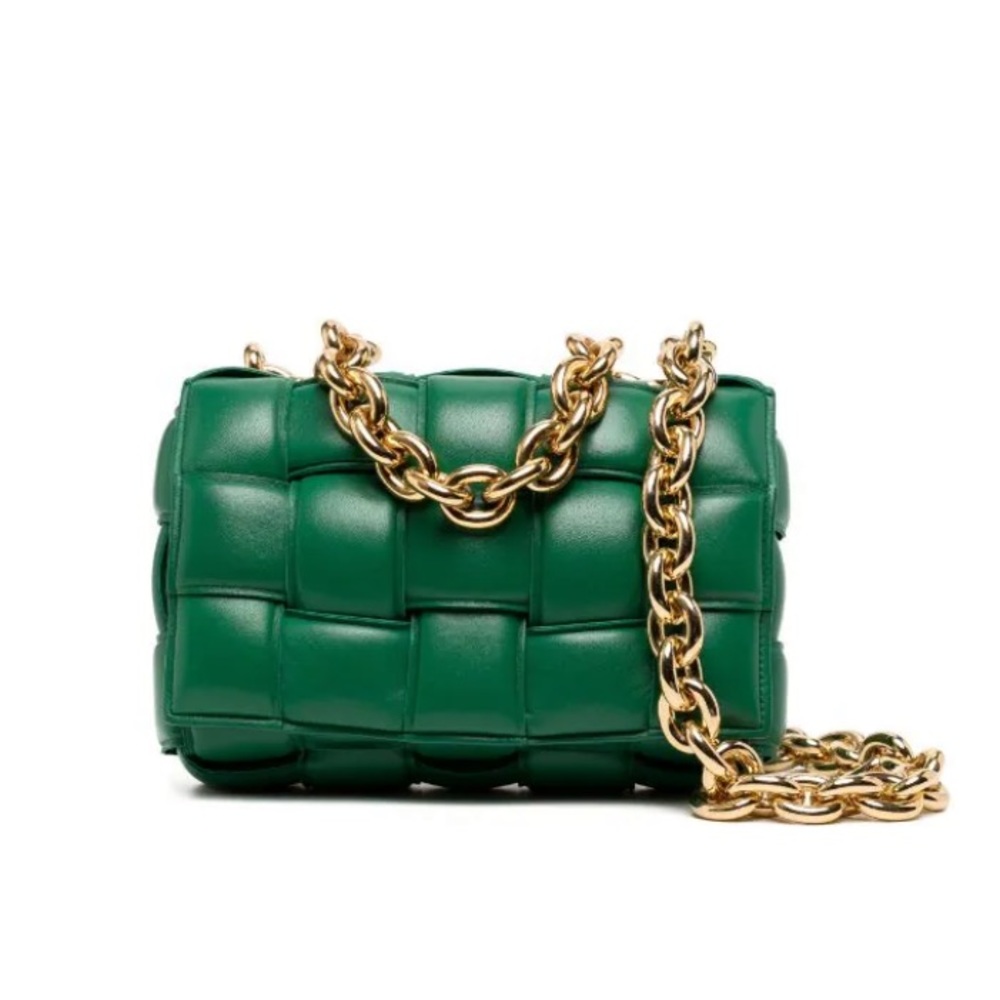 Green Woven bag